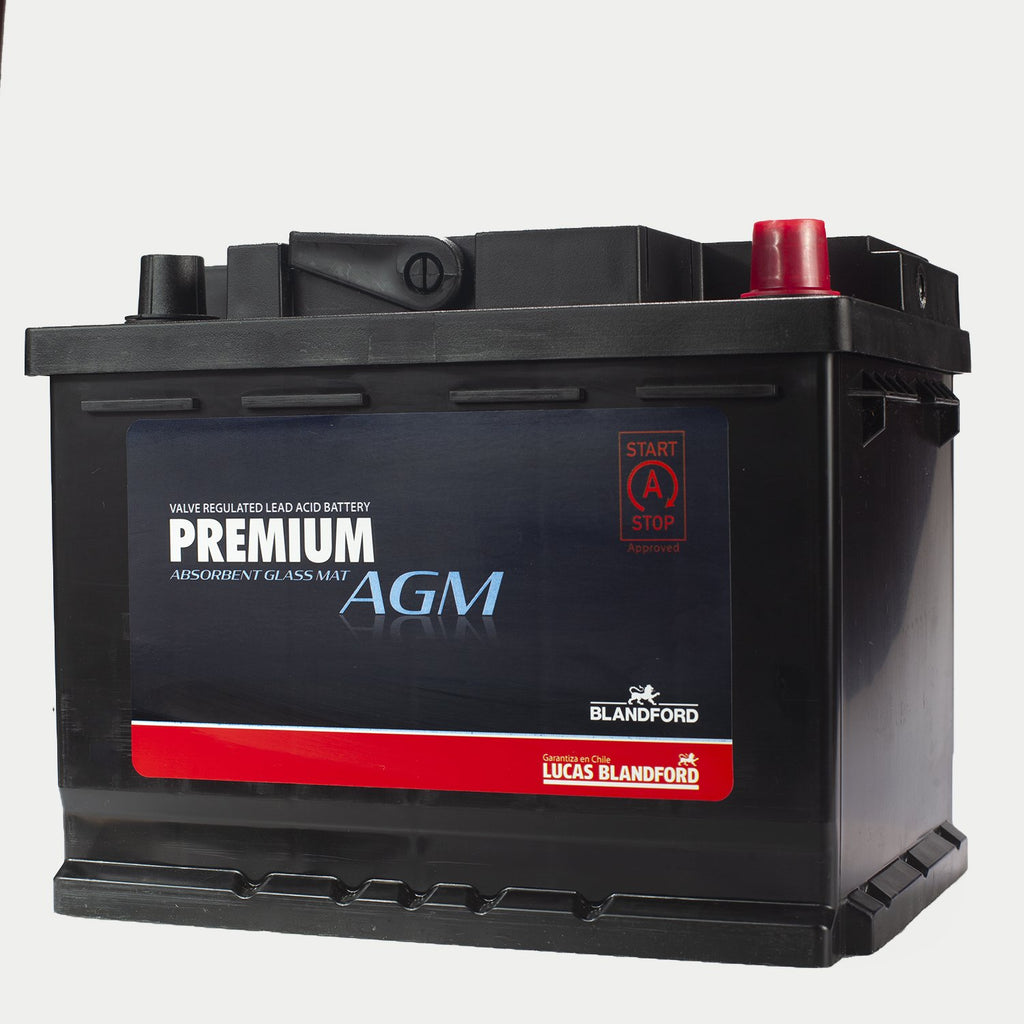 Bateria premium agm start-stop 60 amp positivo derecho 640 cca