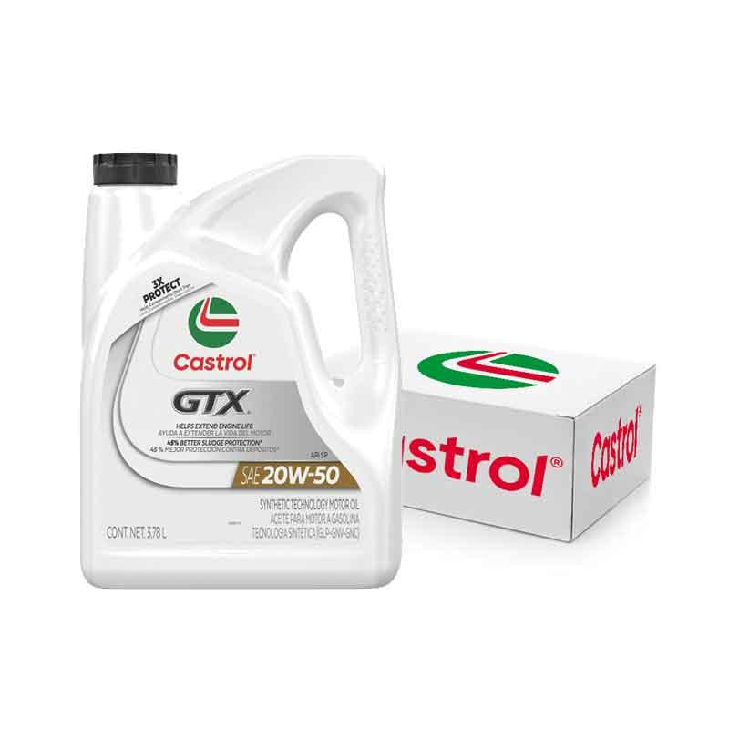 Lubricante Castrol GTX 20W-50 3X3.78 L