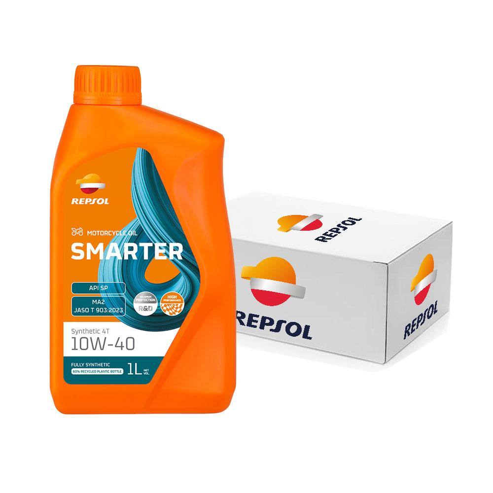 Lubricante Repsol Smarter Synthetic 4T 10W-40 1LT