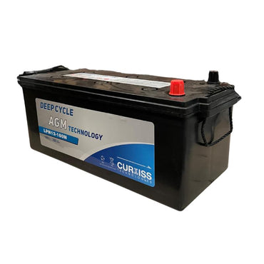 Batería Doble Propósito AGM Curtiss 12V 180Ah 900Cca